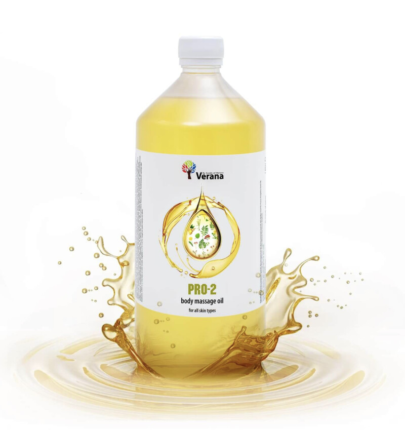 Body massage oil Verana Professional PRO-2, 1 liter (without aroma)