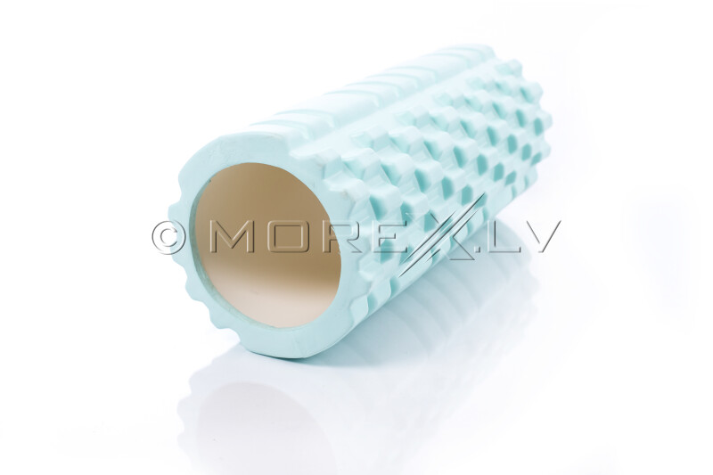 Massage Foam Roller 30x10cm, blue-green