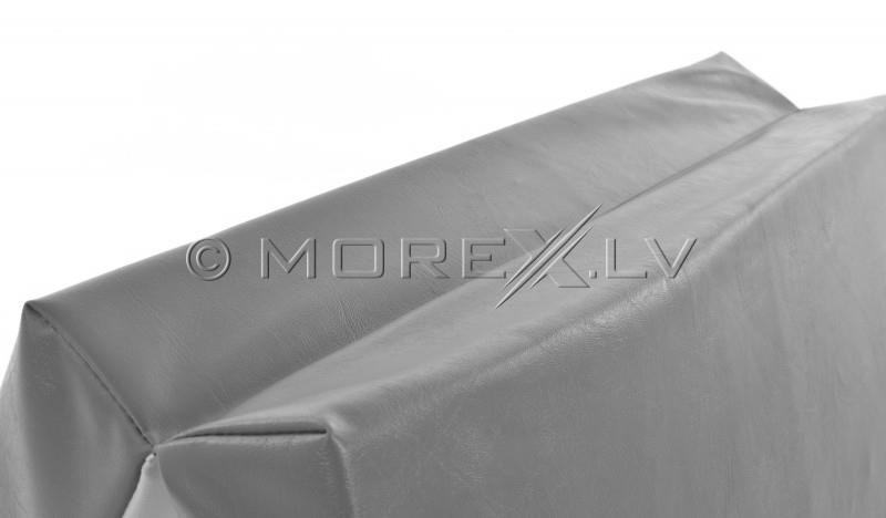 Leather safety mat 66x120 cm, pilkas