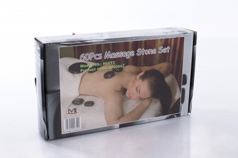 Hot Stone Therapy – Professional Set of 60 Stones.