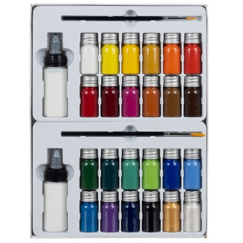 Fabric paints - 24 pcs. 300ml
