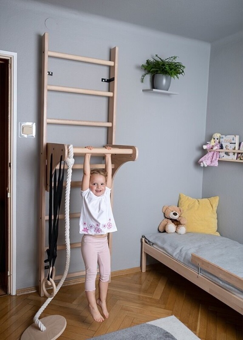 Деревянная шведская лестница RESTPRO® WOOD SET 230х65 см