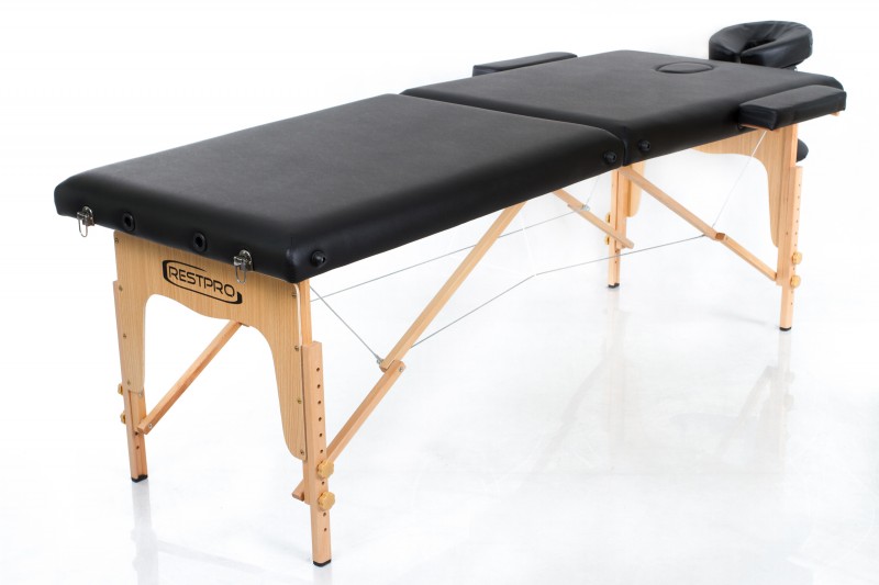 Massage Table + Massage Bolsters RESTPRO® Classic-2 Black