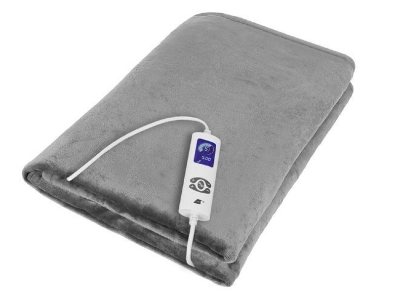 Electric heating blanket 180x130 cm, grey