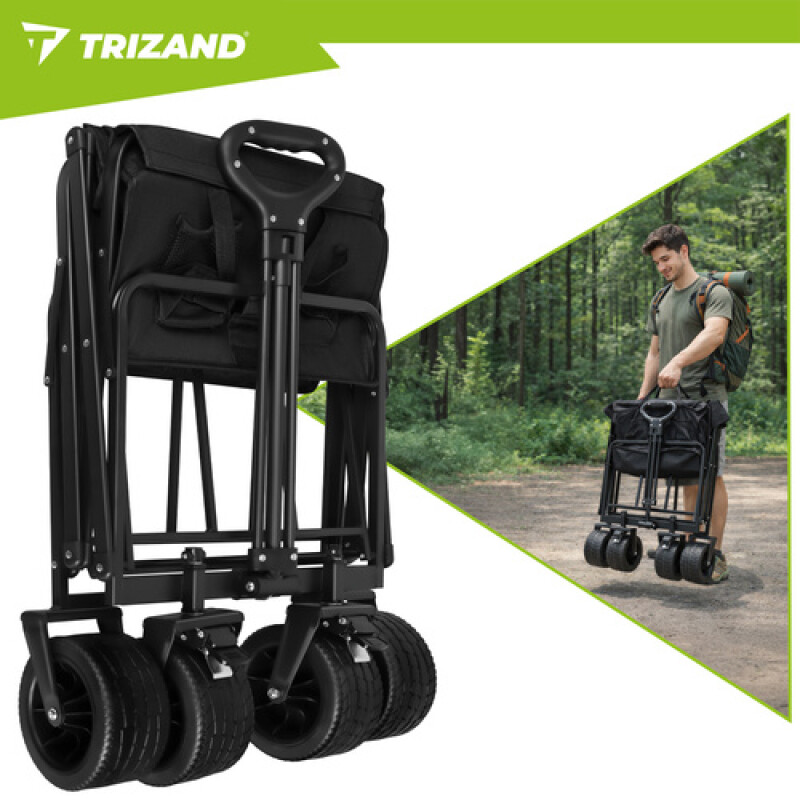 Collapsible Universal Wagon for Garden, Camping and Shopping