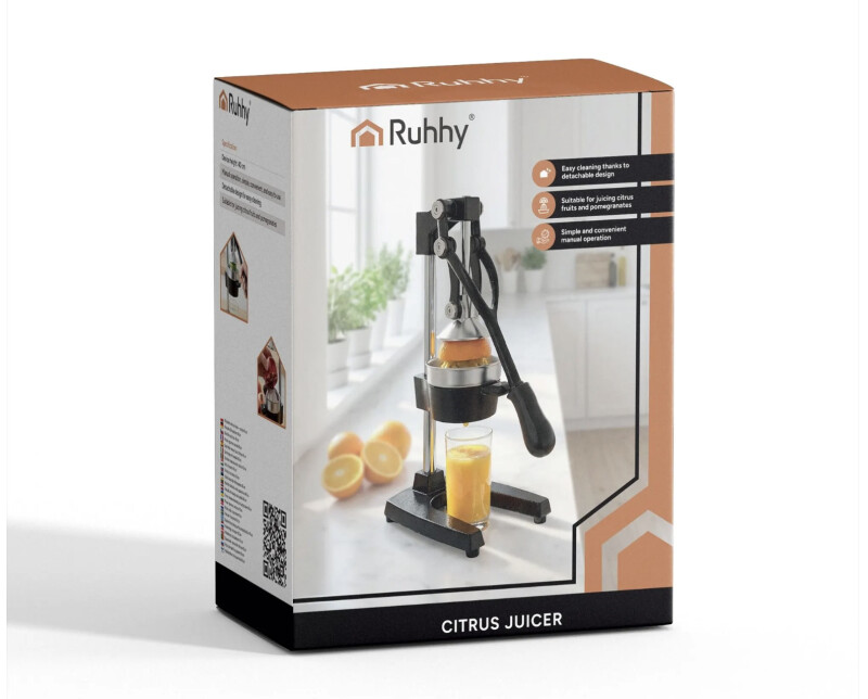 Manual citrus squeezer