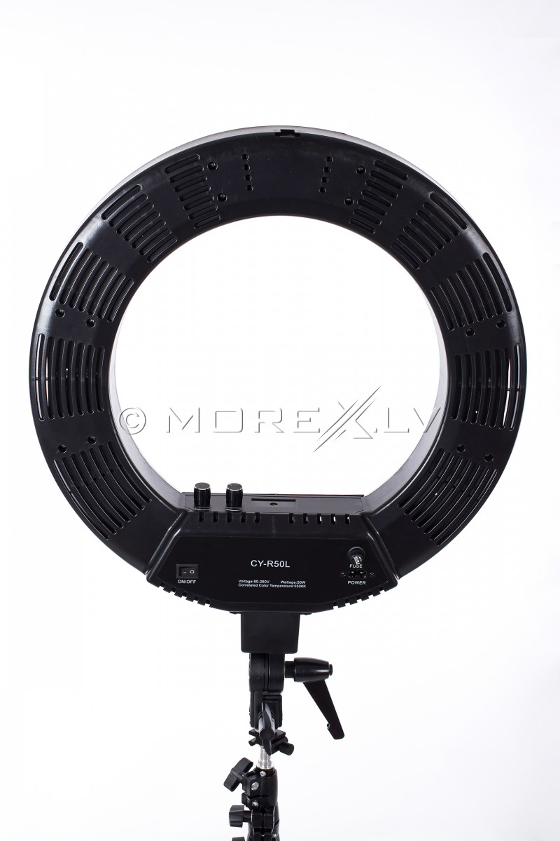 Ring LED lamp for photo and video shooting Ø46 cm, 50W (9601LED-18)