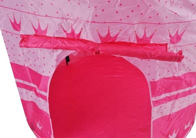 Bērnu telts-pils, rozā 105x105x135 cm