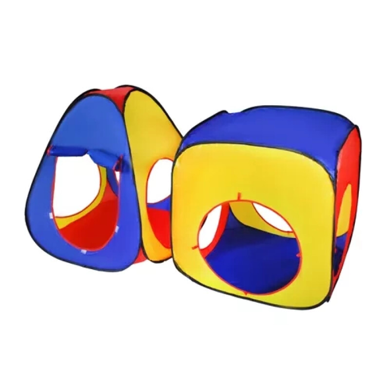 3in1 Kids Play Tent Tipi Tunnel House Set