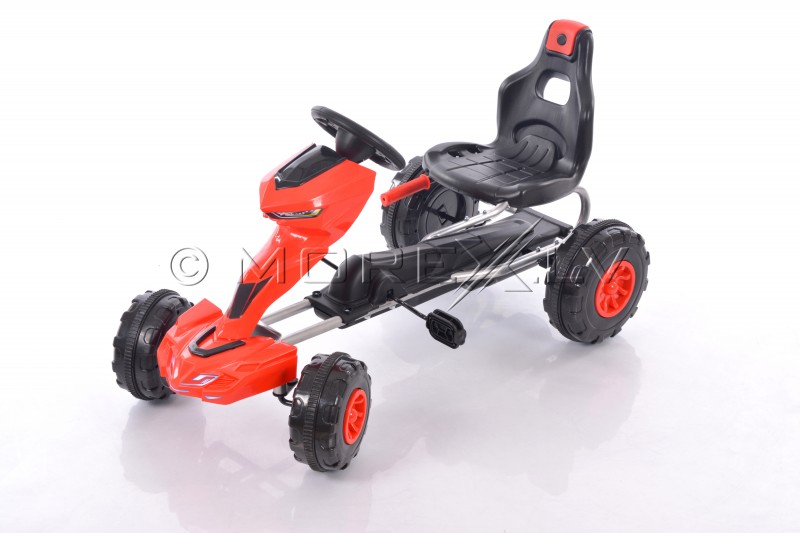 Велокарт (Веломобиль) Go-Kart 1501 красный (от 3-6 лет)