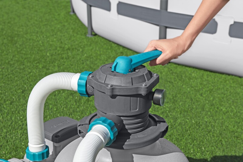 Bestway 58486 baseinu smilšu filtrs un sūknis 11355 L, tvertne 36kg