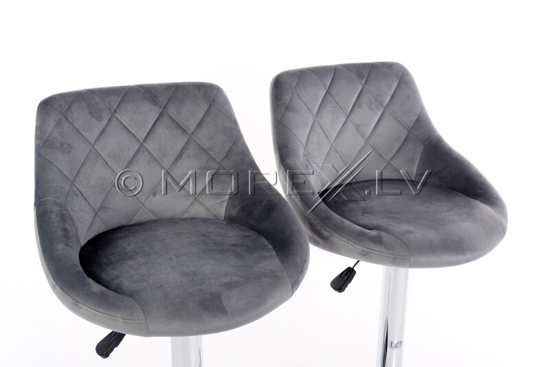 Bar chairs B12 grey 2 pcs.
