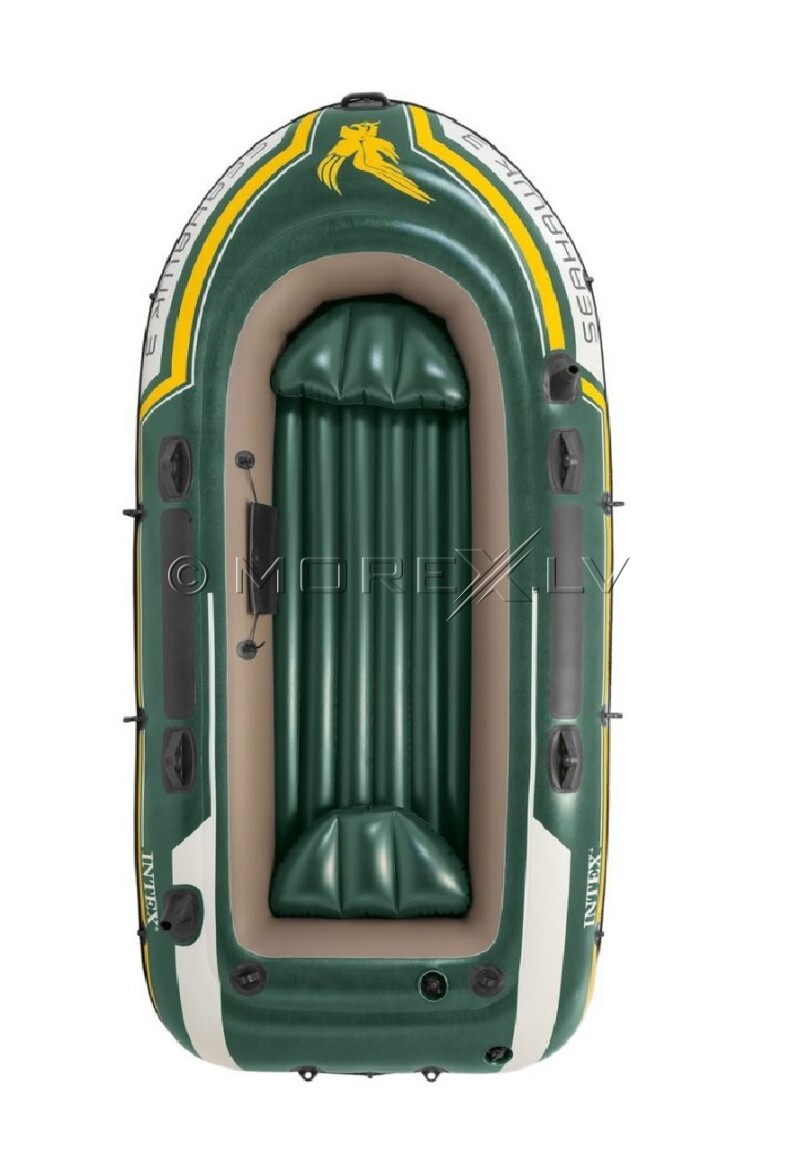 Inflatable rubber boat Intex 68380 SEAHAWK 3 BOAT SET (295х137x43)