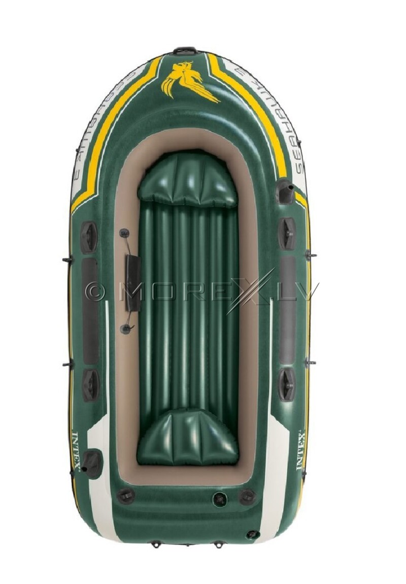 Inflatable rubber boat Intex 68380 SEAHAWK 3 BOAT SET (295x137x43)