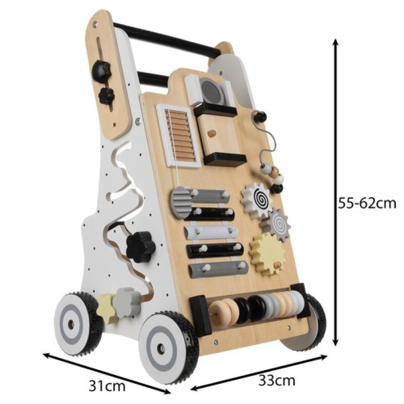 Wooden push walker