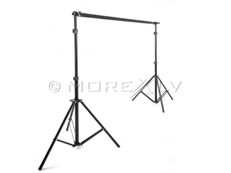 Background tripod system/ set, 265x300 cm, black (foto_04821)