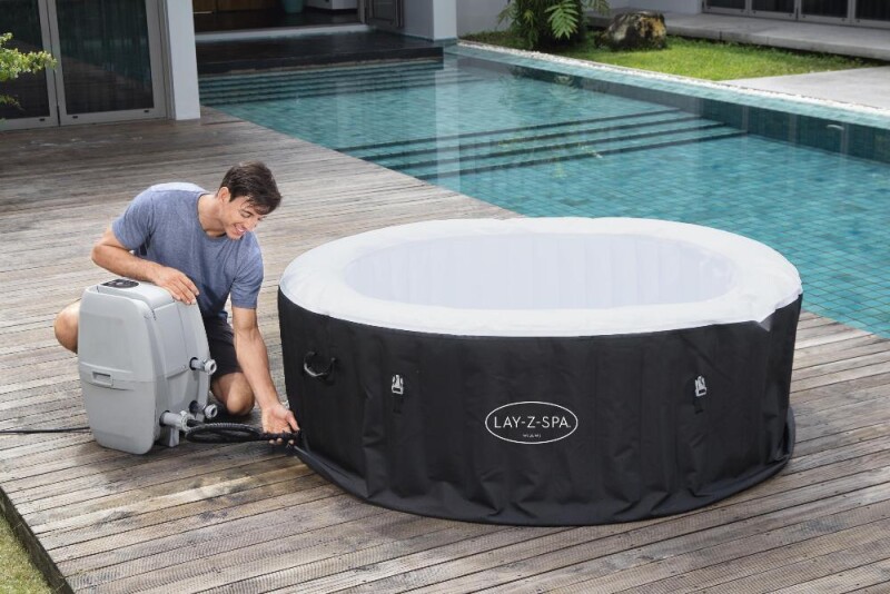 Bestway LAY-Z-SPA Miami AirJet - Jacuzzi whirlpool for 2-4 persons (60001)