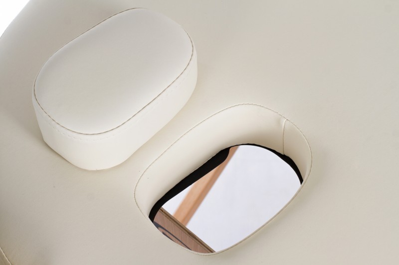 Massage Table + Massage Bolsters RESTPRO® VIP OVAL 3 CREAM