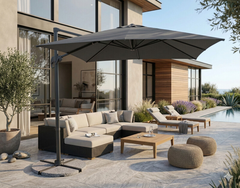 Saulessargs uz paliktņa, 3 m, pelēks