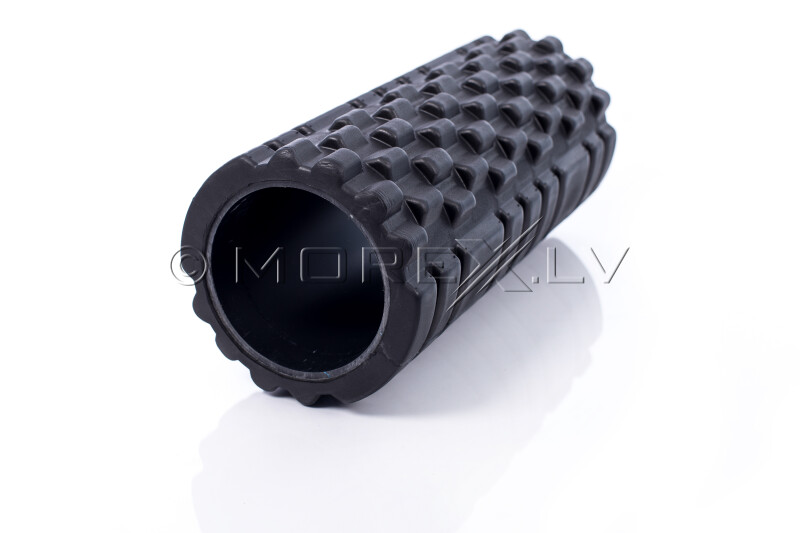 Massage Foam Roller Grid Roller 33x14cm, black