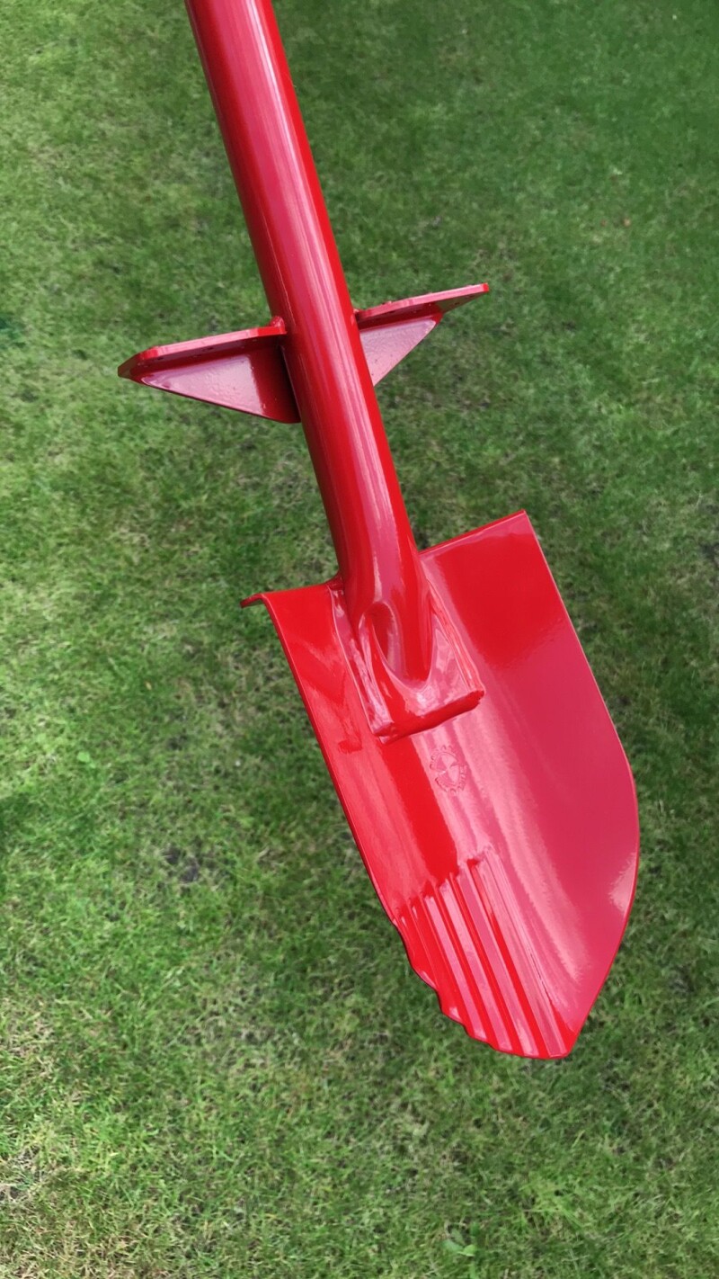 Shovel Black Ada Red Spartan