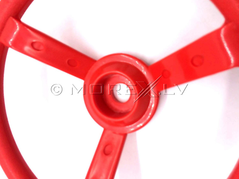 КВТ žaislinis vairas su tvirtinimais, Ø 300 mm, raudonas