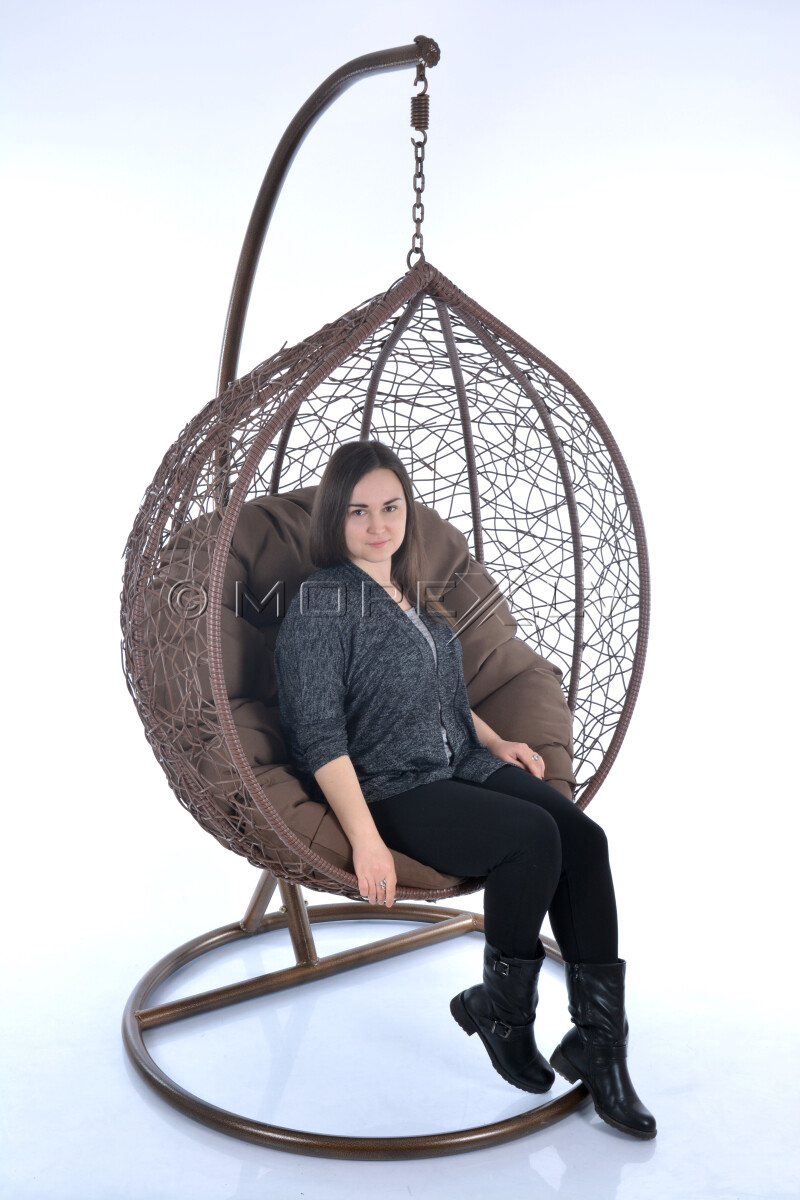 Hanging egg chair 1147, with stand