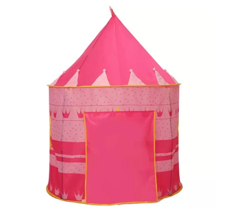 Tent for children – castle / palace, pink 105x105x135 cm