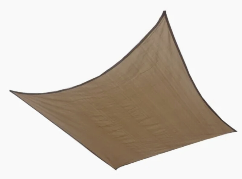 Sun Shade sail 3x3 m square, beige