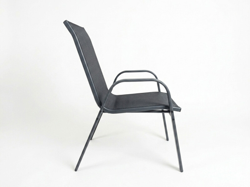 Outdoor terrace chairs 4 pcs, anthracite