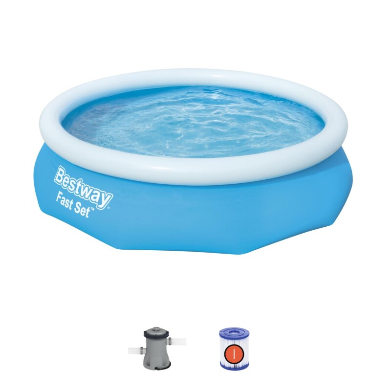 Baseinas Bestway Fast Set 305x76 cm Pool Set, su filtruojančiu siurbliu (57270)