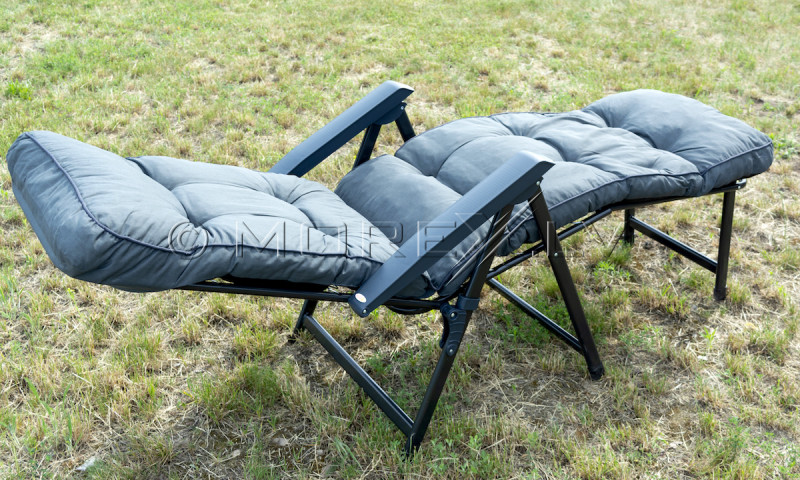 Кресло LENA удлиненное 60x150 см, серое