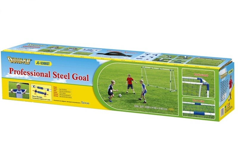 Futbolo vartai dideli JC-5300ST, 300x180x103 cm