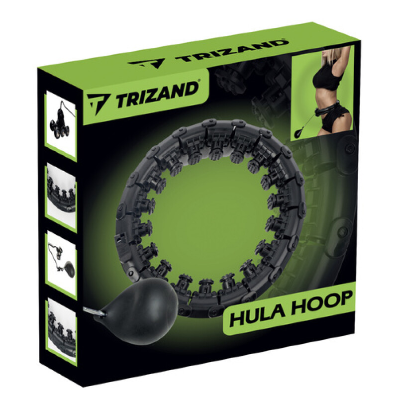 Hula hoop with massager and weight