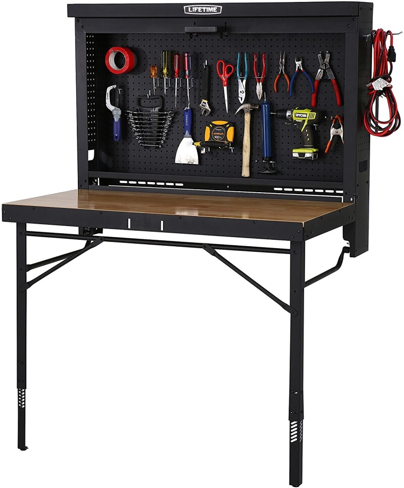 LIFETIME 80421 Folding Wall Mounted Work Table