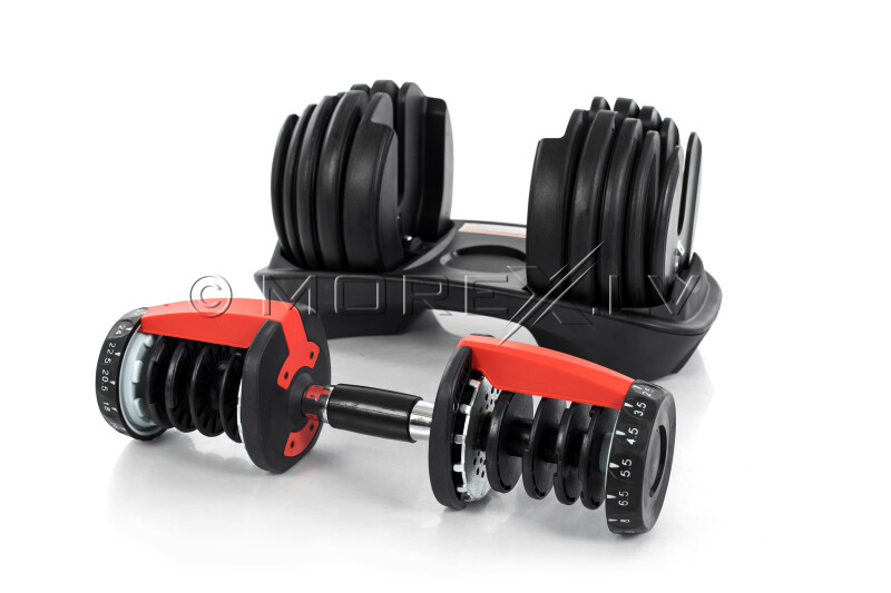 Adjustable dumbbell set 2x24kg