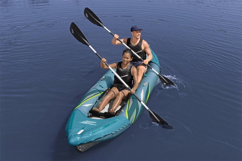 Two-seat inflatable kayak Bestway Waypoint Elite X2, 382x101x35cm, 65167