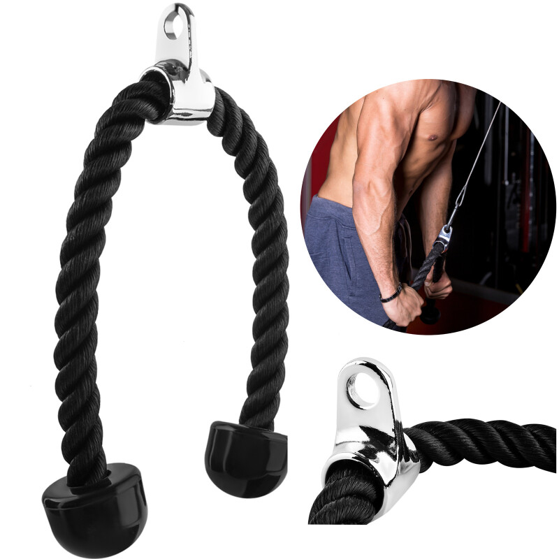 Cable Attachment Rope Handle for Exercise triceps