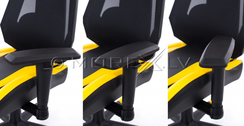 Игровое компьютерное кресло желто-черное BM1001