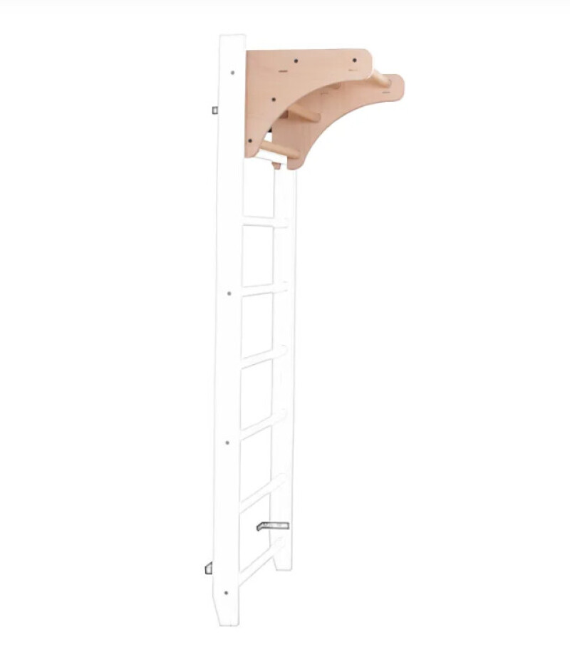 Wooden pull-up bar for Swedish Ladder 65 cm
