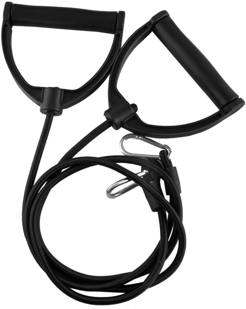 Stepper with rope, black