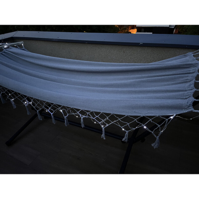 Hammock-garden swing 200x150 cm, grey