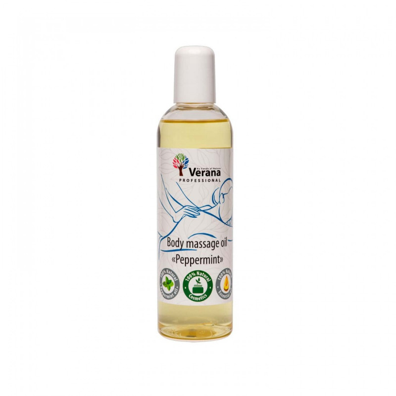 Body massage oil Verana Professional, Peppermint 250ml