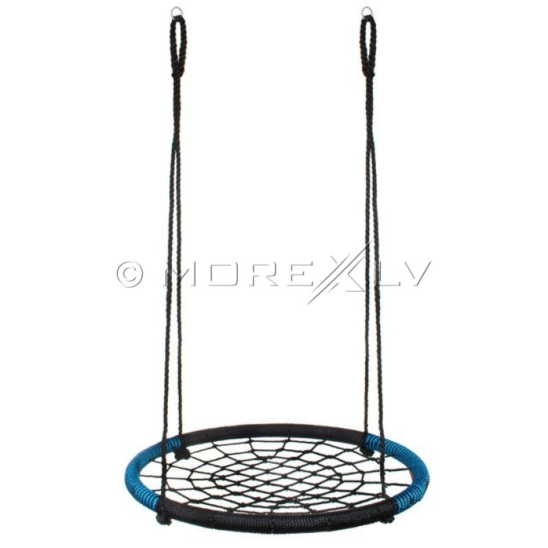 Kids nest swing Ø100 cm, blue-black