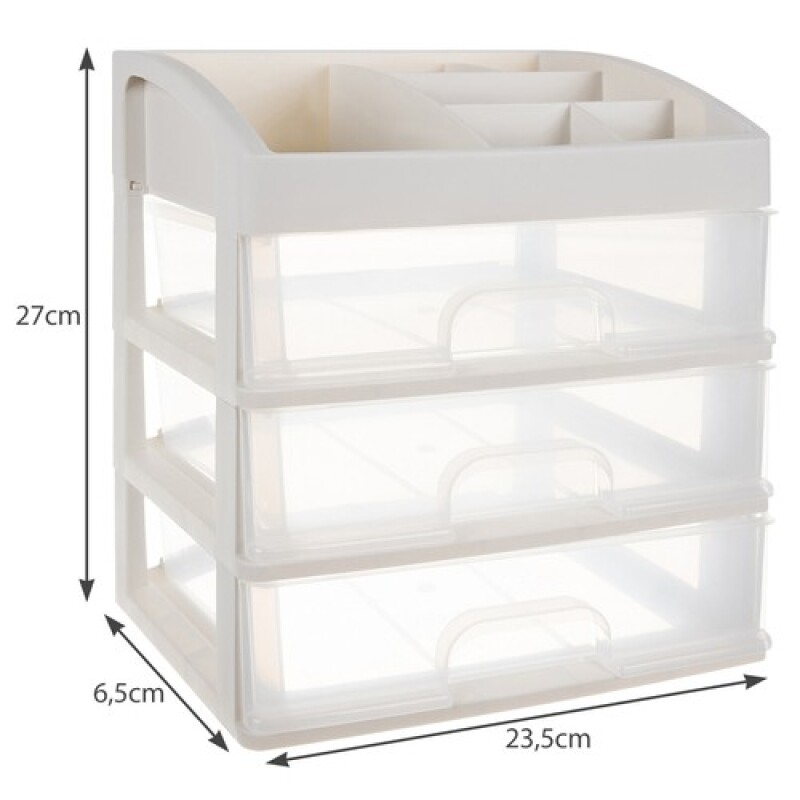 Organizer for cosmetics Soulima, 3 levels