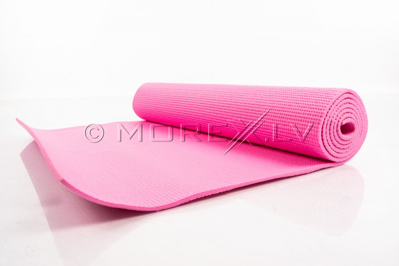 Yoga pilates exercise sport mat 173х61х0.5 cm pink