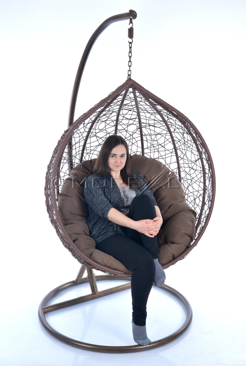 Hanging egg chair 1147, with stand