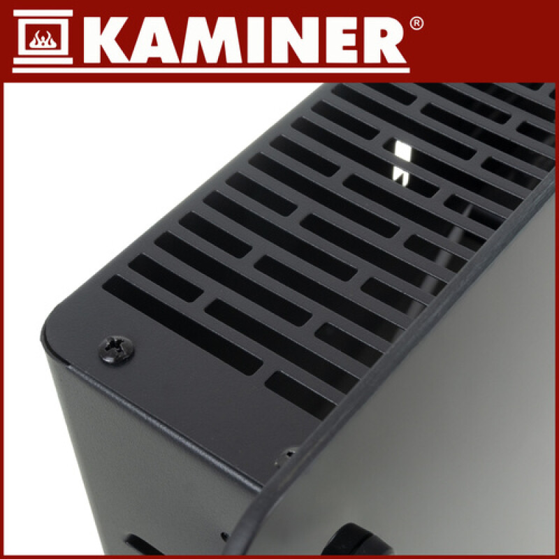 Electric glass Heater 2300W / 2500W with timer, black