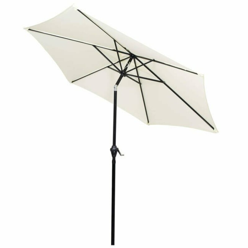 Sun protection umbrella 2,6 m, cream