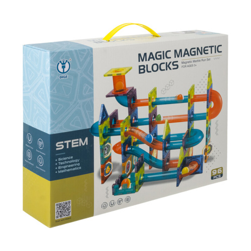 Magnetic blocks - ball track 96 pcs.